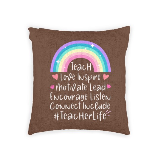 Discover Teacher Life Woven Pillows, Teacher Gift, Teacher Woven Pillows, Elementary School Teacher Woven Pillows, Preschool Teacher, Gift for Teacher - Teacher Life - Woven Pillows