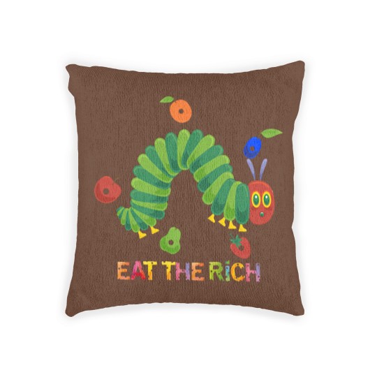 Discover Eat The Rich The Very Hungry Caterpilla Woven Pillows, Very Hungry