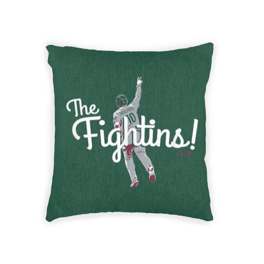 Discover JT Realmuto -- The Fightins -- Baseball Woven Pillows