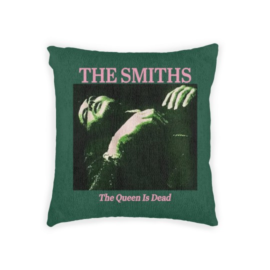 Discover Vintage The Smiths Green Y2K Rock Retro Punk The Queen Is Dead Woven Pillows