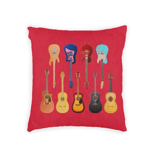 Discover Guitar T- Woven Pillows Many guitars T- Woven Pillows Woven Pillows