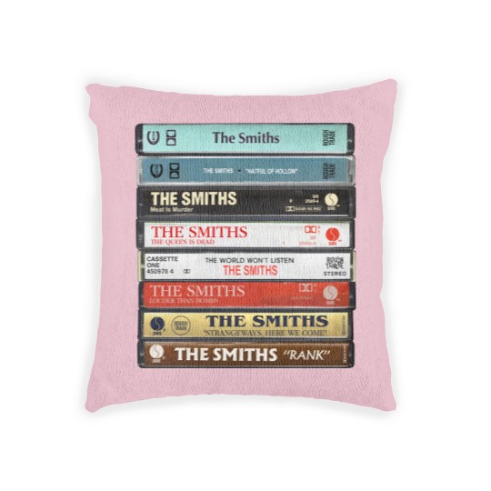 Discover The Smiths Album Cover Cassette Woven Pillows