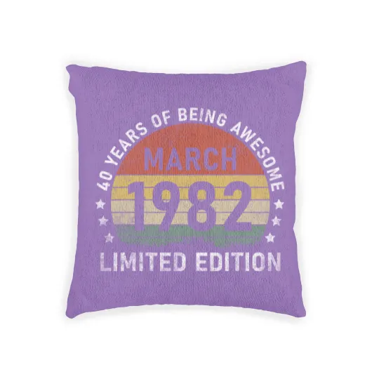 Discover Vintage March 1982 Retro 40 Woven Pillows