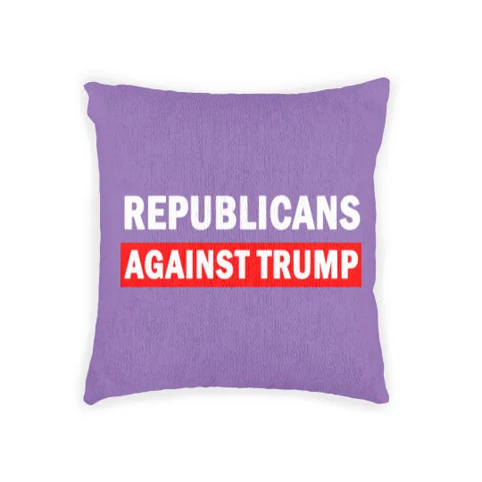 Discover Republicans Against Trump - Republicans Against Trump - Woven Pillows