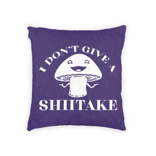 Discover I Dont Give A Shiitake Funny Joke Adult Woven Pillows