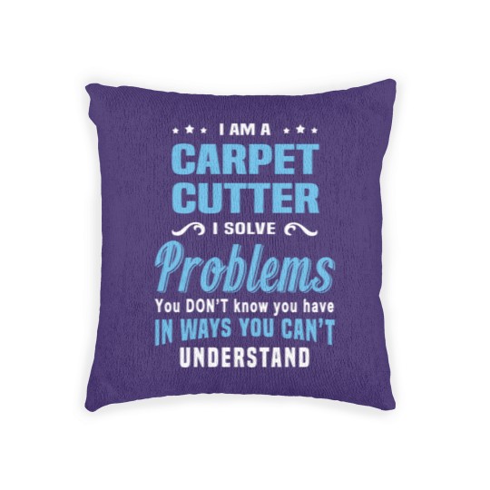 Discover Carpet Cutter Woven Pillows