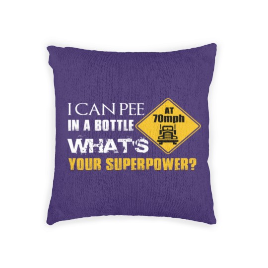 Discover I CAN PEE IN THE BOTTLE Woven Pillows