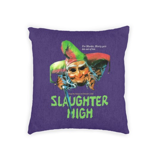 Discover Slaughter High Large Horror Movie Woven Pillows