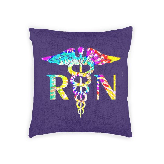 Discover Lovely Rn Registered Nurse Tie Dye Lovely Rn Registered Nurse Tie Dye Woven Pillows