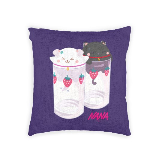 Discover Nana & Hachi - Kawaii version - Nana Anime - Woven Pillows
