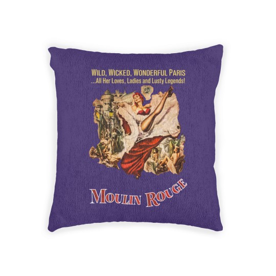 Discover Moulin Rouge V3 Poster Men Woven Pillows