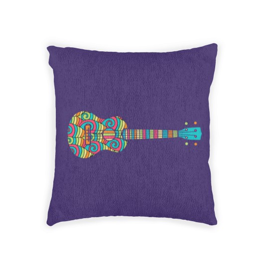 Discover Uke Ukulele Player Gift I Funny Ukulele Woven Pillows