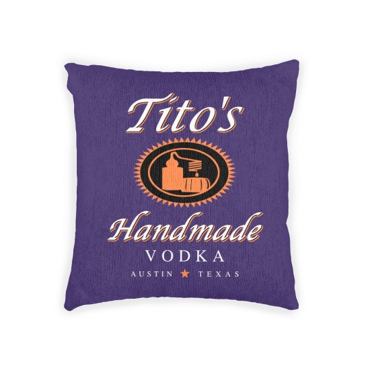 Discover Tito's Handmade Vodka Woven Pillows, Vodka Woven Pillows, Vodka Alcohol Woven Pillows