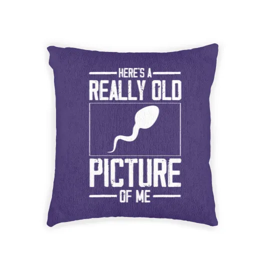 Discover Here's a really old picture of me Woven Pillows