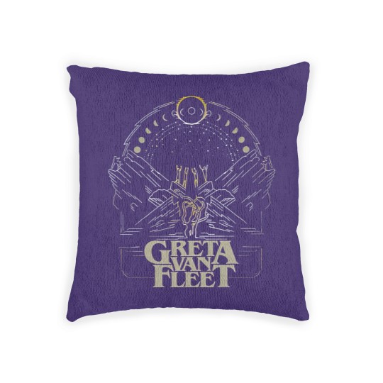 Discover Greta Van Fleet, Greta Van Fleet Woven Pillows, Greta Van Fleet Merch, Greta Van Fleet