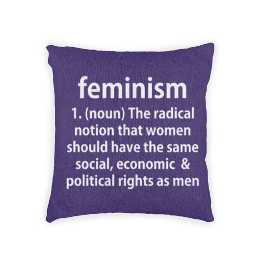 Discover Feminism Definition - Feminism Woven Pillows Woven Pillows