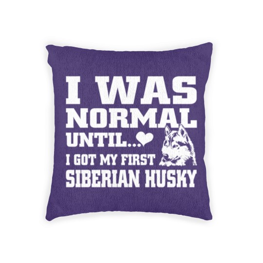 Discover Siberian Husky Woven Pillows