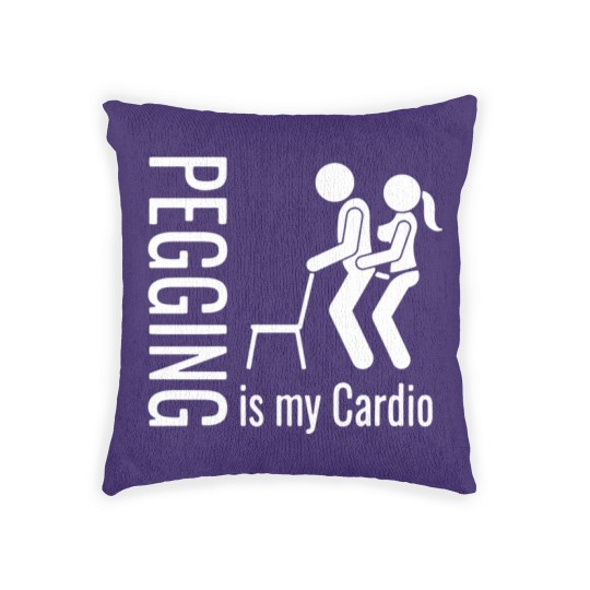 Discover Pegging Is My Cardio Woven Pillows Woven Pillows