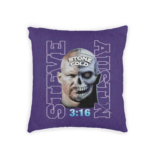 Discover Stone Cold Steve Austin Vintage 90s Bootleg Style Woven Pillows, Stone Cold Steve Austin Woven Pillows