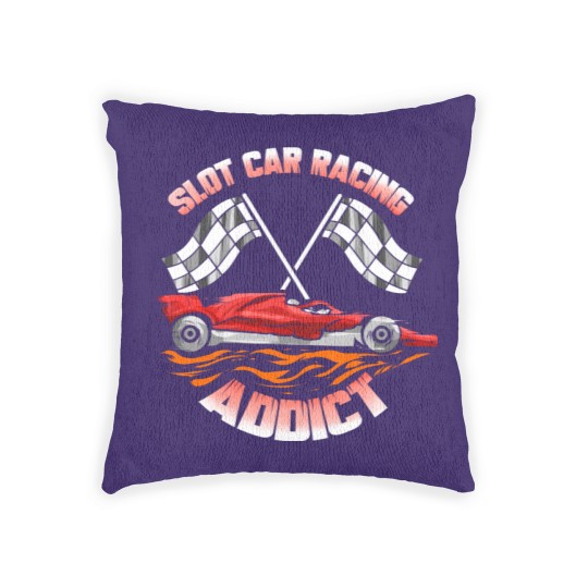 Discover Slot Car Racing Addict Slotcar - Slot Car Racing - Woven Pillows
