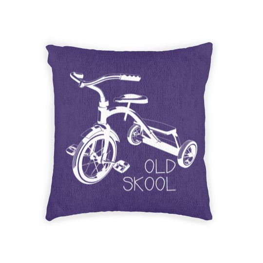 Discover Old school tricycle bike trike toys Woven Pillows Woven Pillows