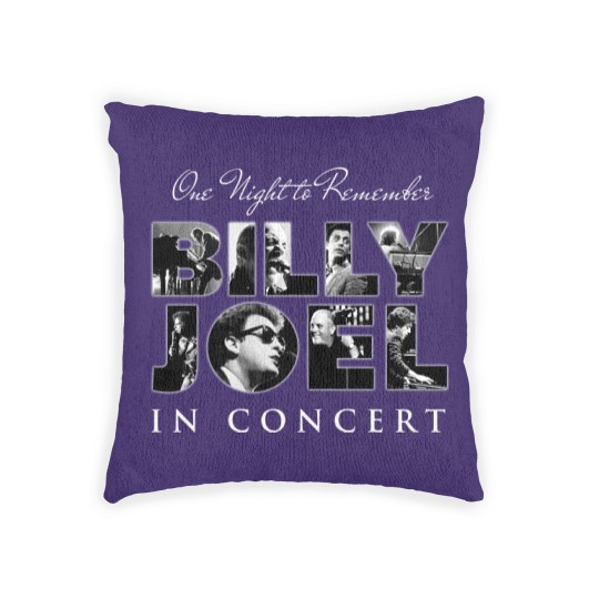 Discover One Night To Remember Billy Joel Tour Woven Pillows, Billy Joel Merch Woven Pillows