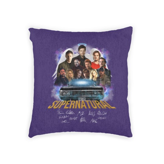 Discover 15 Seasons of Supernatural - Supernatural - Woven Pillows