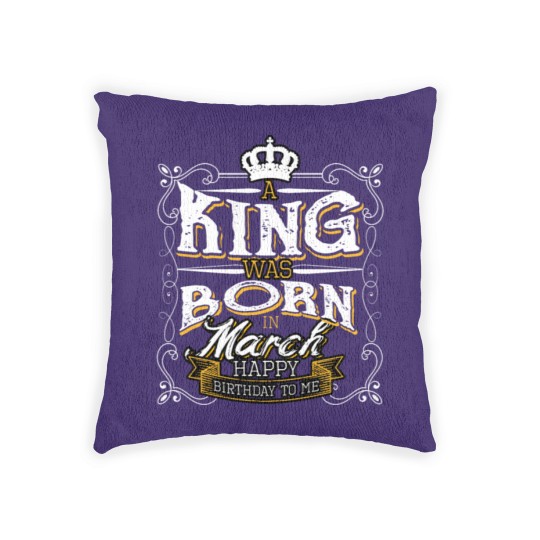 Discover Birthday March King Woven Pillows