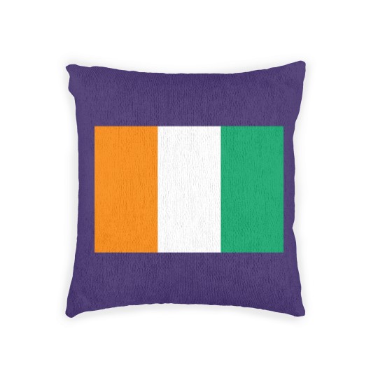 Discover Ivory Coast Flag Woven Pillows