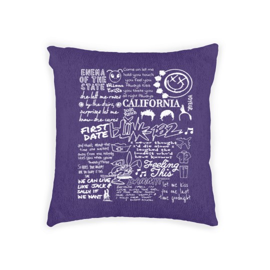 Discover B182 Woven Pillows, Blink -182 World Tour 2023, Pop-Punk Band Woven Pillows
