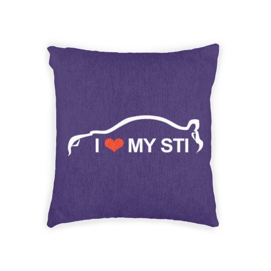 Discover STI Impreza "I love my STI" Woven Pillows