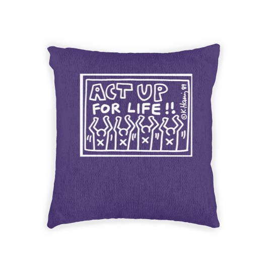 Discover Keith Haring Pop Art 1980s Men Women Unisex Jersey Woven Pillows