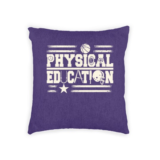 Discover Physical Education Teacher Woven Pillows