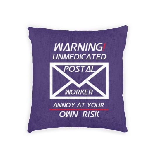 Discover Funny Postal Worker Gift - Woven Pillows