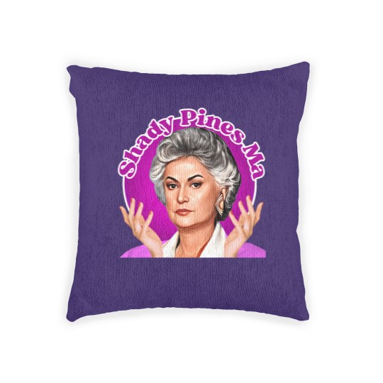 Discover Dorothy Zbornak - Shady Pines Ma Woven Pillows