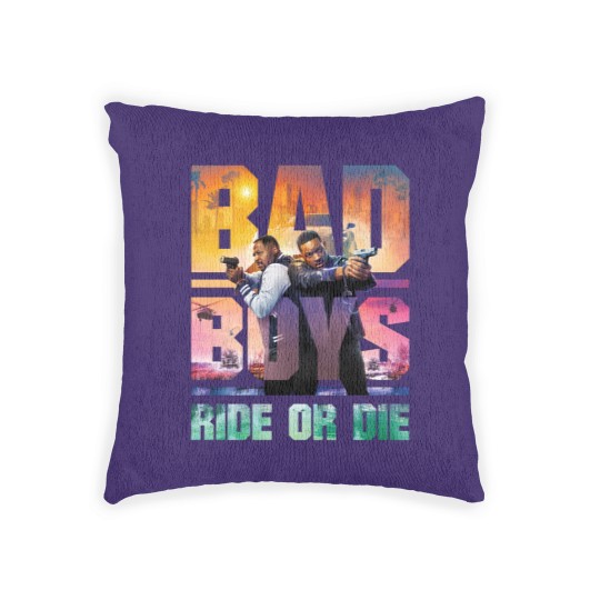 Discover Bad Boys Ride or Die (2024) Movie Woven Pillows, Bad Boys 4 Woven Pillows