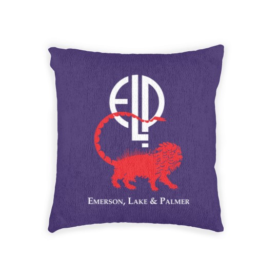 Discover Emerson Lake  Palmer band Tri-blend Woven Pillows