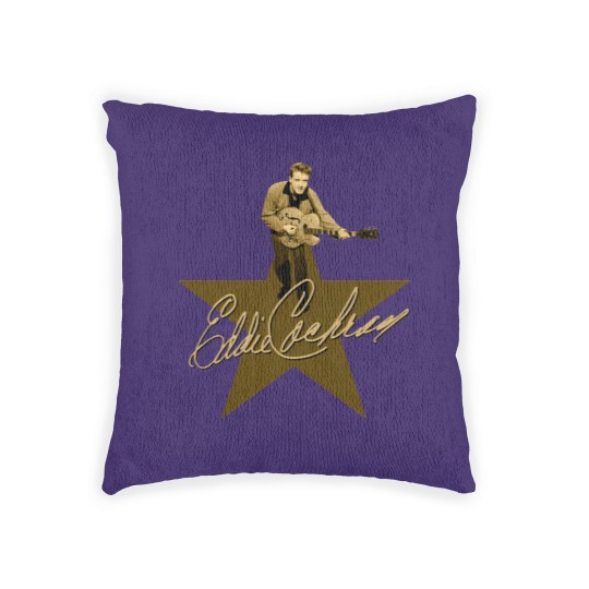 Discover Eddie Cochran Eddie Cochran Woven Pillows