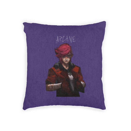 Discover League Of Legend Arcane Vi Woven Pillows