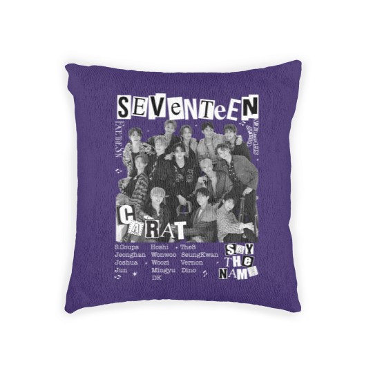 Discover Vintage Seventeen Woven Pillows. Seventeen Album Woven Pillows