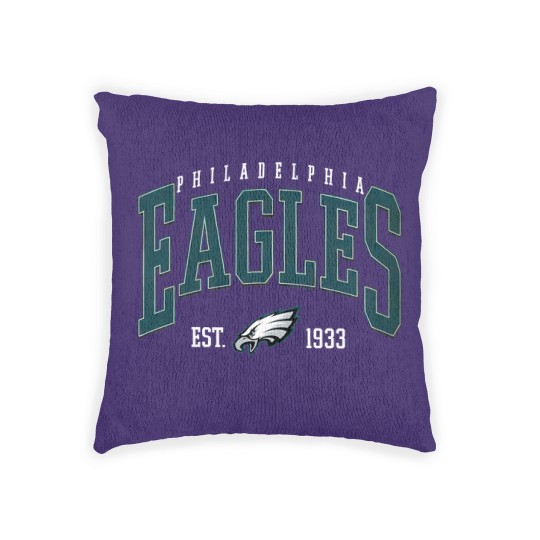 Discover Eagles Football Est. 1933 Baseball Caps, PA Football fans gift, Sundays Are For The Birds, Philly Fan Gift Woven Pillows