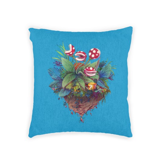Discover Garden full of Piranha plants - Piranha - Woven Pillows