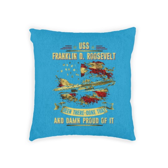 Discover Uss Franklin D Roosevelt (Cv-42) Woven Pillows