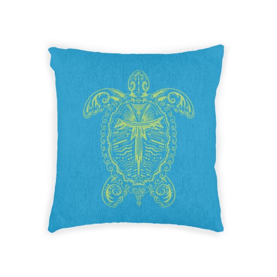 Discover Turtle & Turtles Tortoise Art Gift & Present Woven Pillows