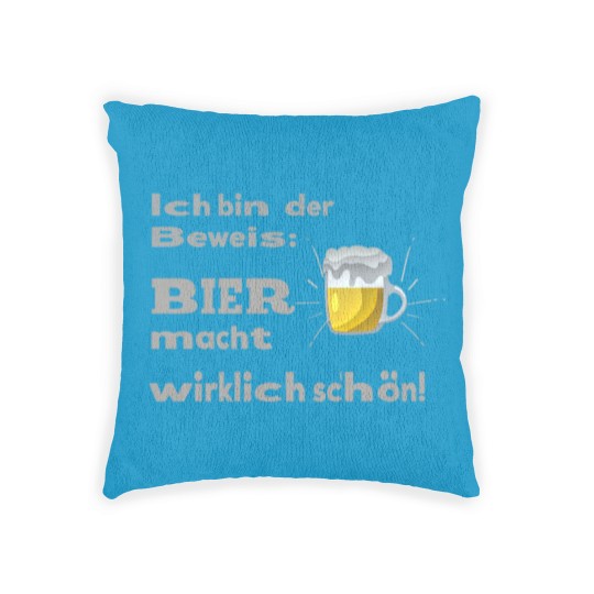 Discover Beer Quote Funny Funny brewery Woven Pillows