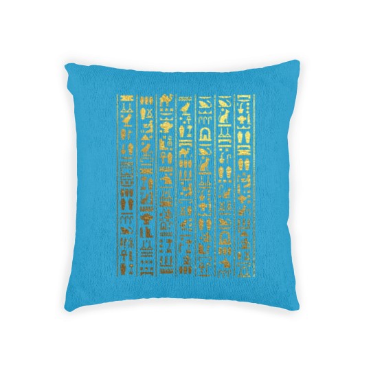 Discover Egyptian Hieroglyphics - Ancient Egypt Woven Pillows