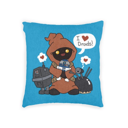 Discover Jawas Love Droids Woven Pillows