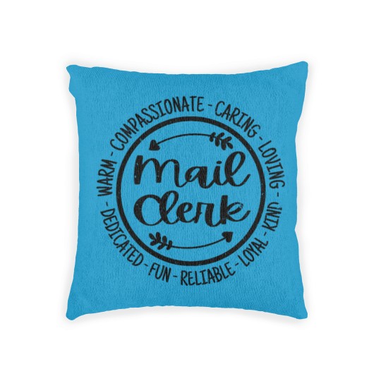 Discover Mail Clerk Vintage Gift Woven Pillows