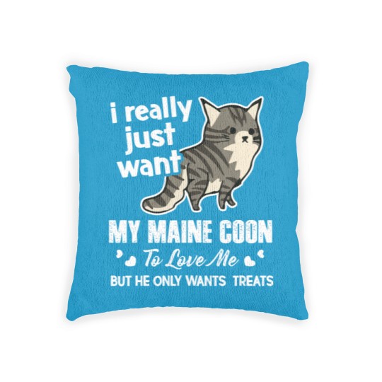 Discover Maine Coon Cat Lover Woven Pillows Woven Pillows