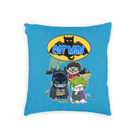 Discover Catman - Cat - Woven Pillows